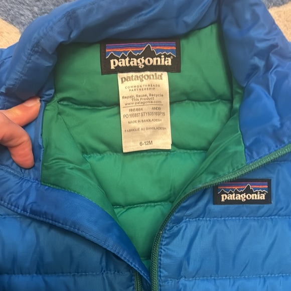 Kids Patagonia jackets - 2 blue and 2 green various sizes for toddlers - Picture 2 of 5